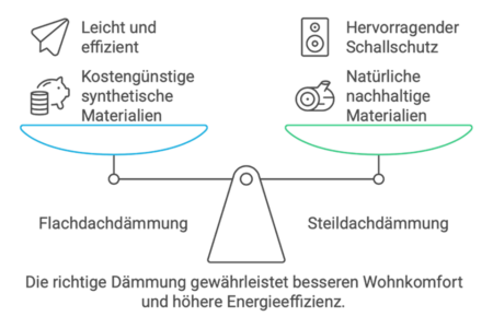 Grafik: Die richtige Dämmung gewährleistet besseren Wohnkomfort und höhere Energieeffizienz